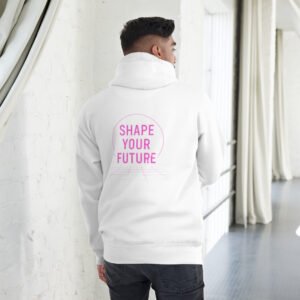 M2580 “SHAPE YOUR FUTURE” Neon Glow Hoodie – Futuristic Allegorics Edition