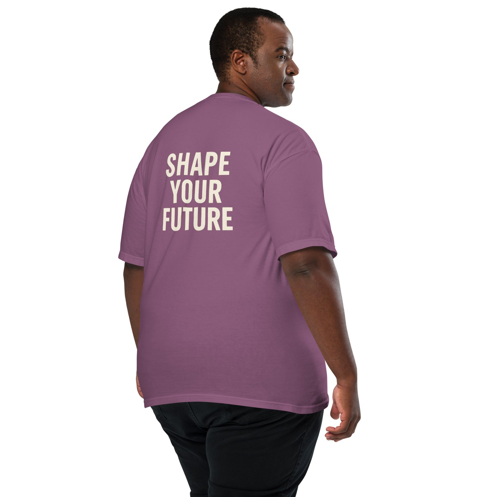 ALLEGORICS “Shape Your Future” Embroidery & DTG Heavyweight Tee – Comfort Colors 1717 - Image 29