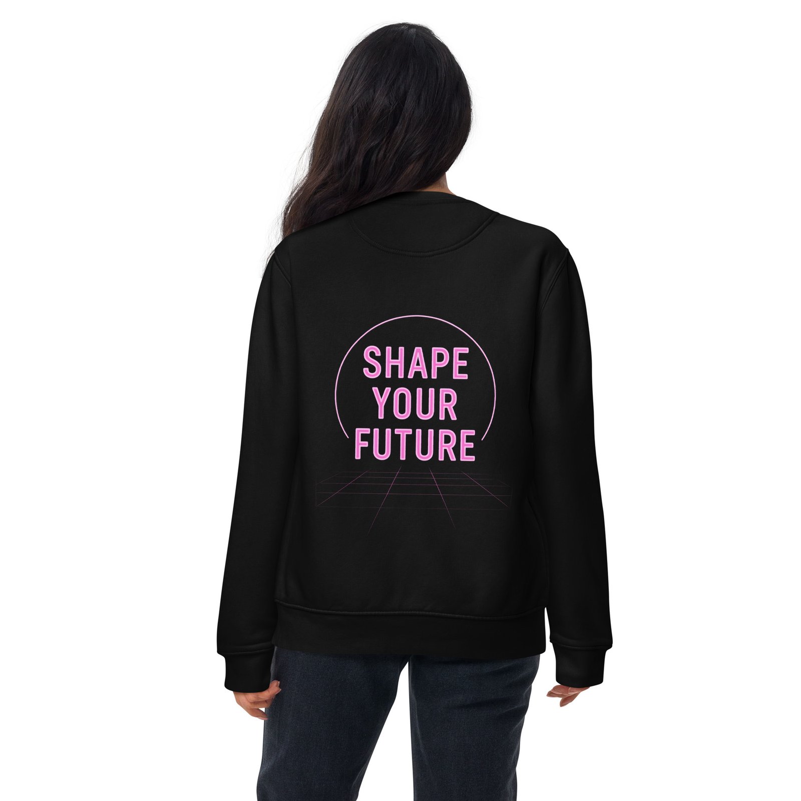 Allegorics Neon Crewneck – “Shape Your Future” Print (Front + Back) (M2480)