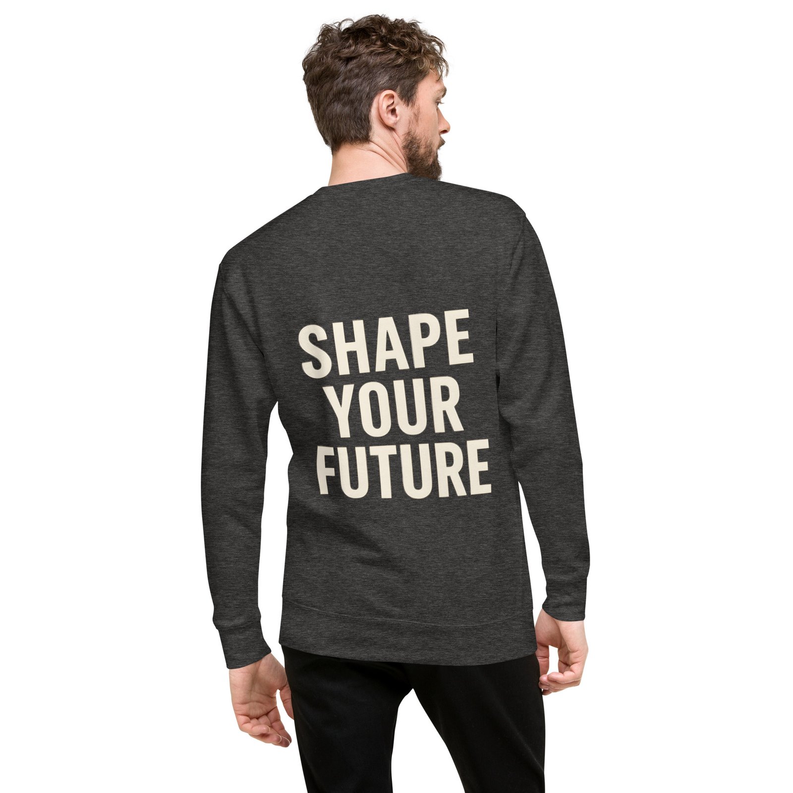 Allegorics “Shape Your Future” Crewneck – Embroidered Logo & Back Print (M2480) - Image 10