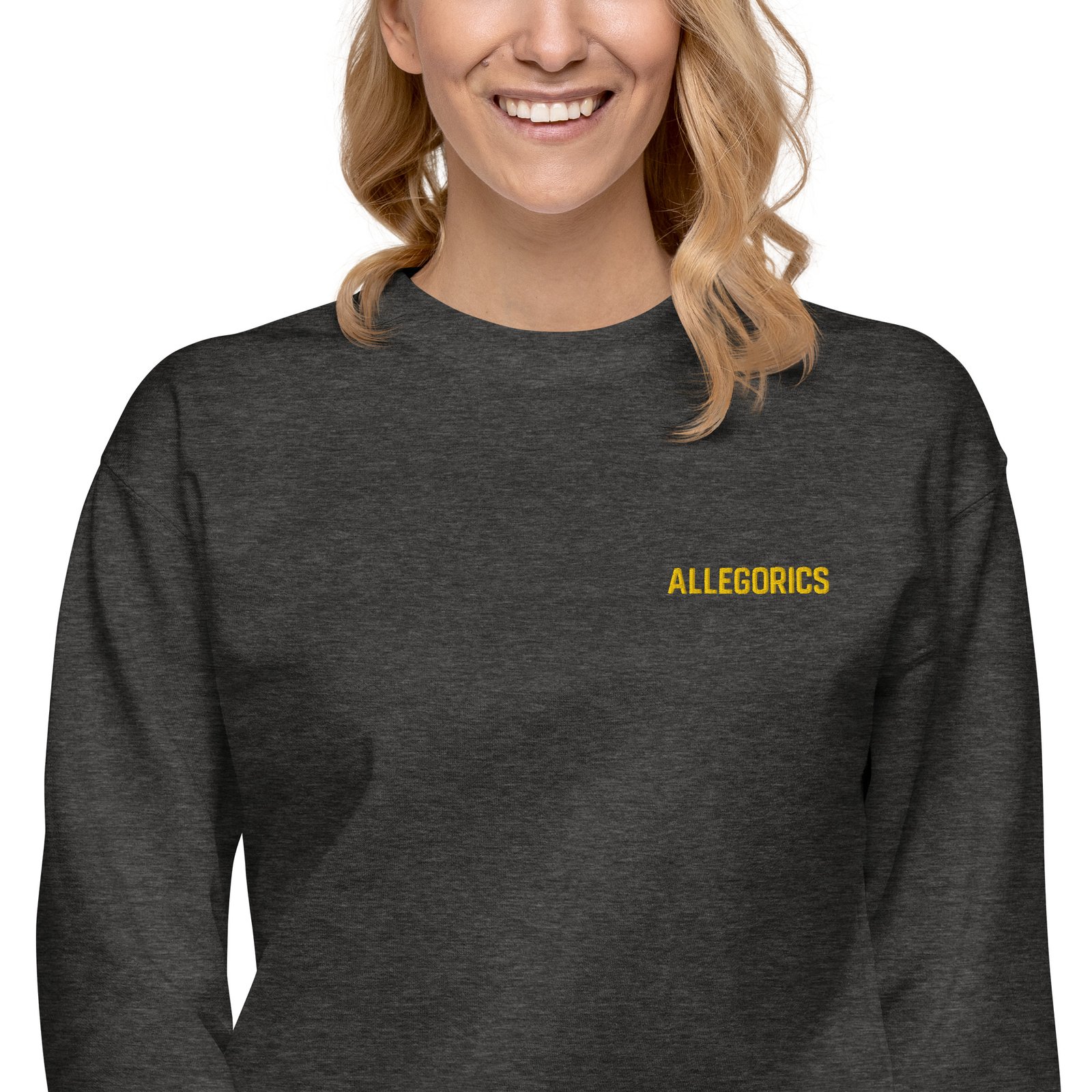 Allegorics Minimalist Gold Embroidered Crewneck — Premium Left-Chest Design (M2480) - Image 8