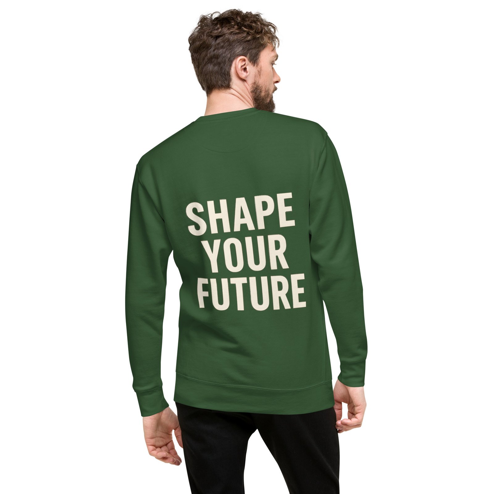 Allegorics “Shape Your Future” Crewneck – Embroidered Logo & Back Print (M2480) - Image 18