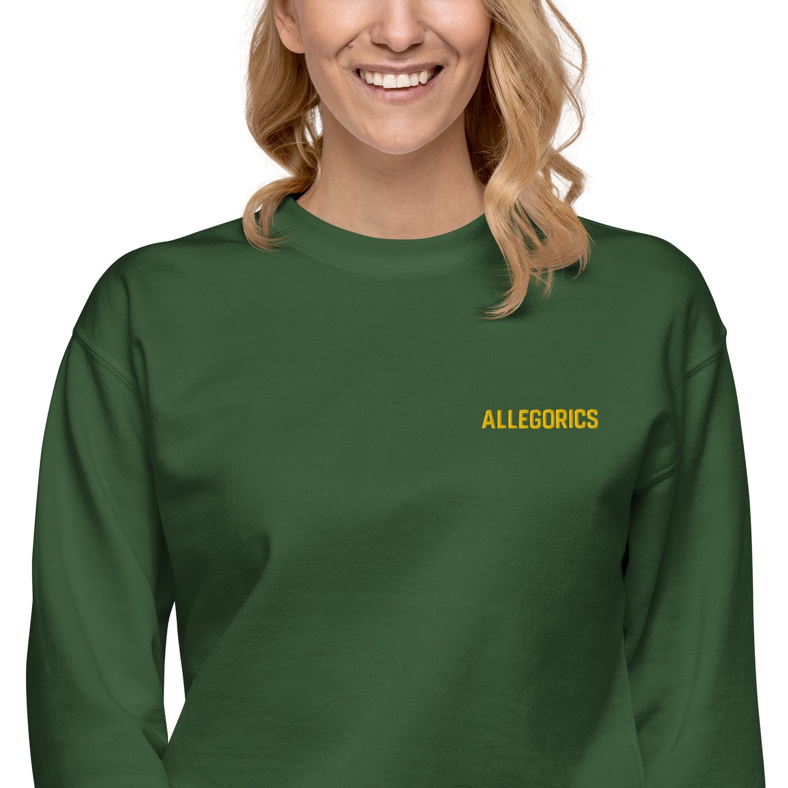 Allegorics Minimalist Gold Embroidered Crewneck — Premium Left-Chest Design (M2480) - Image 14