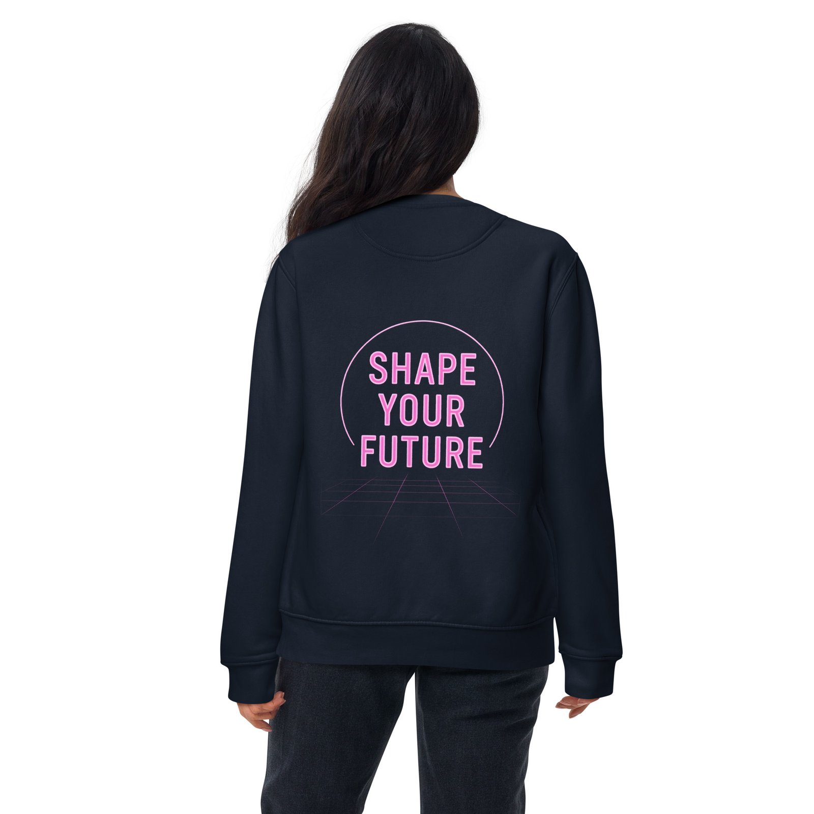 Allegorics Neon Crewneck – “Shape Your Future” Print (Front + Back) (M2480) - Image 4