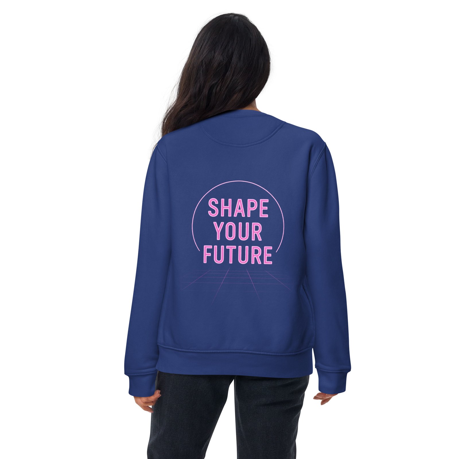 Allegorics Neon Crewneck – “Shape Your Future” Print (Front + Back) (M2480) - Image 6