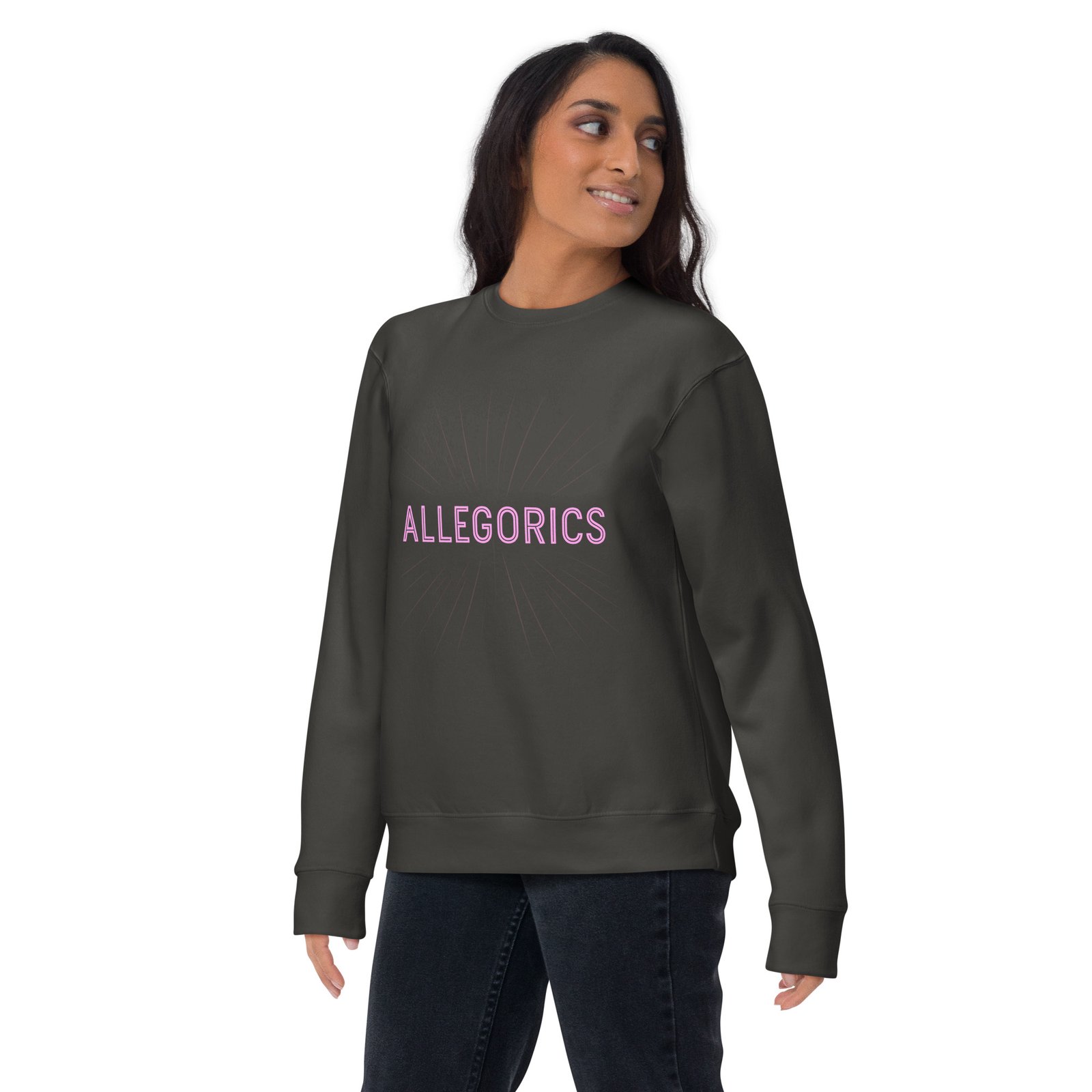 Allegorics Neon Crewneck – “Shape Your Future” Print (Front + Back) (M2480) - Image 7