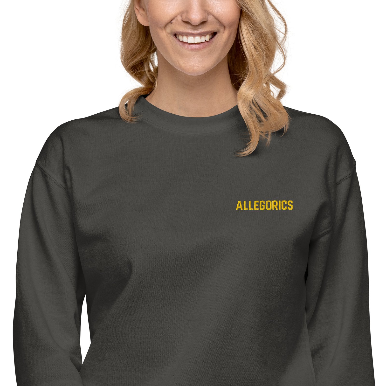 Allegorics Minimalist Gold Embroidered Crewneck — Premium Left-Chest Design (M2480) - Image 12